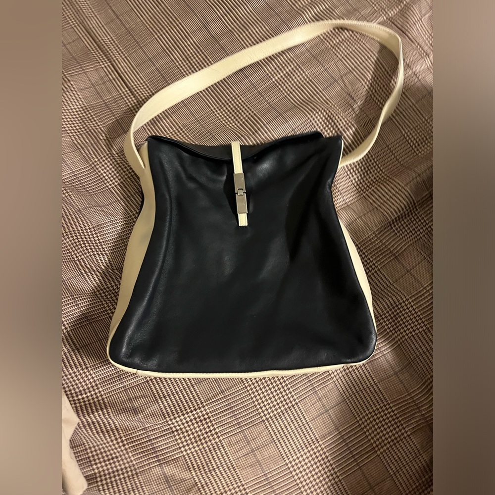 Furla Navy & cream purse